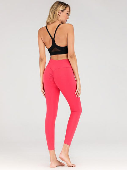 Solid Wrap Yoga&Gym Leggings