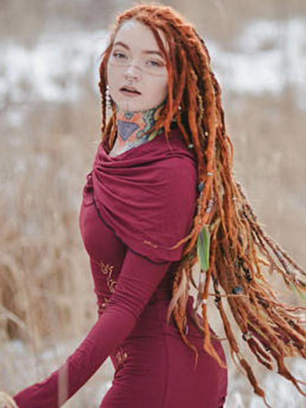 Vintage Cropped Wrap Mini Dresses