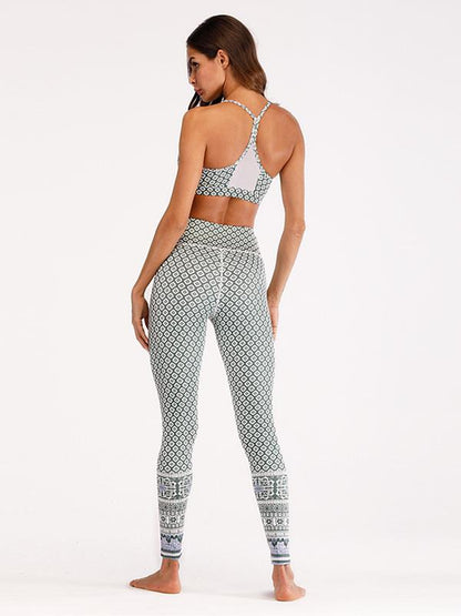 Printed Moisture Absorption Sweat Releasing Yoga&Gym Suits