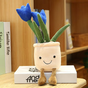 35 cm Blue Tulip