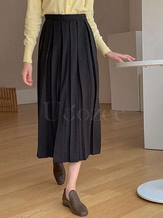 Casual Ruffled Empire Skirt