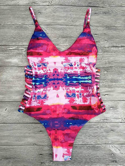 Printed One-piece Swimwear