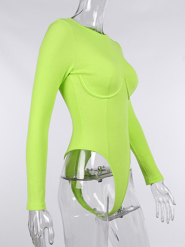 Light Color Long Sleeves Bodysuits