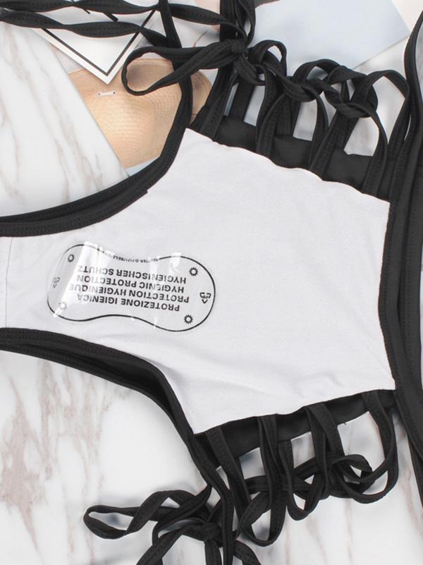 Sexy Lace-Up Empire Bikinis Swimwear