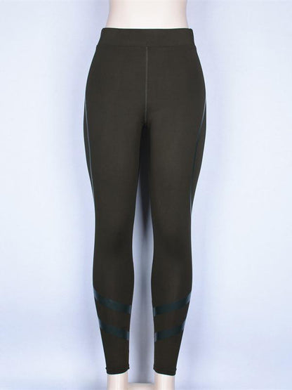 Solid High Waist Yoga Leggings