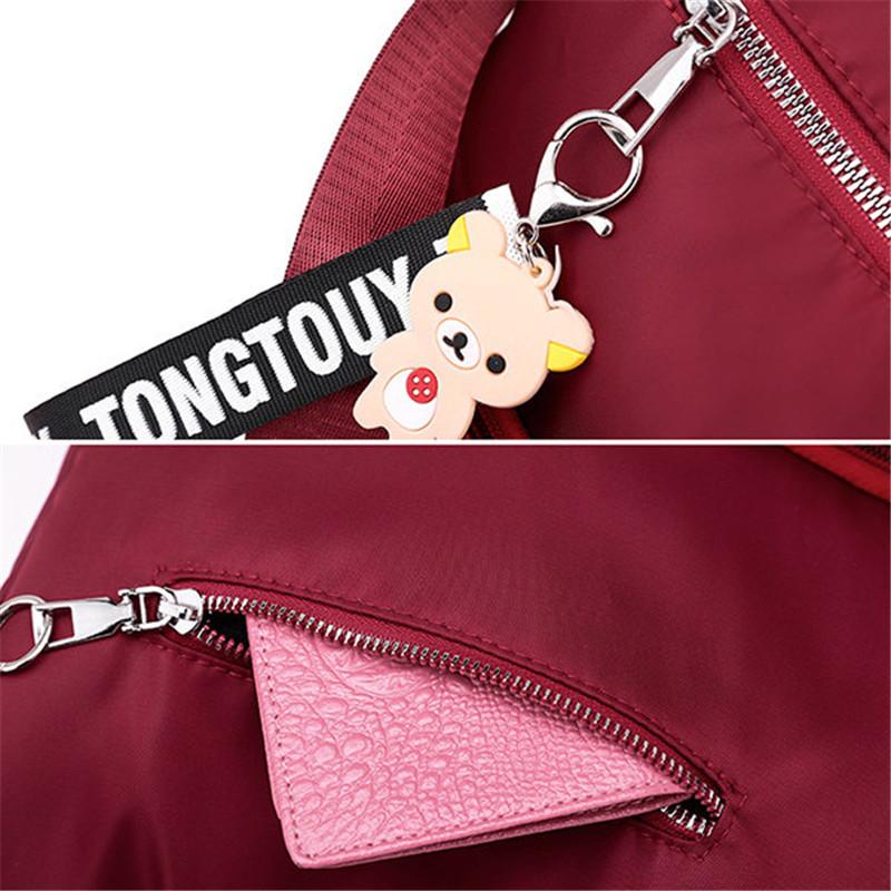 Oxford Multi-function Backpack Anti-theft Leisure Travel Shouder Bag