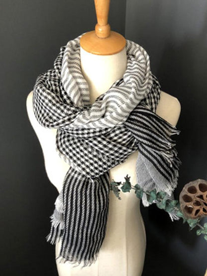 5 Colors Fashion Tasseled Scarf