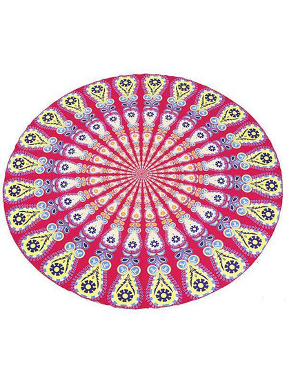Amazing Bohemia Printed Round Shawl Beach Mat Yoga Mat