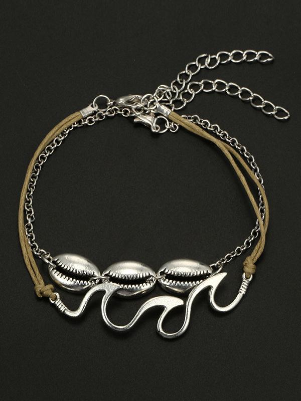 Vintage Circle Shell Footchain Accessories