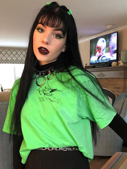 Angel Graphic Short Sleeve Tees