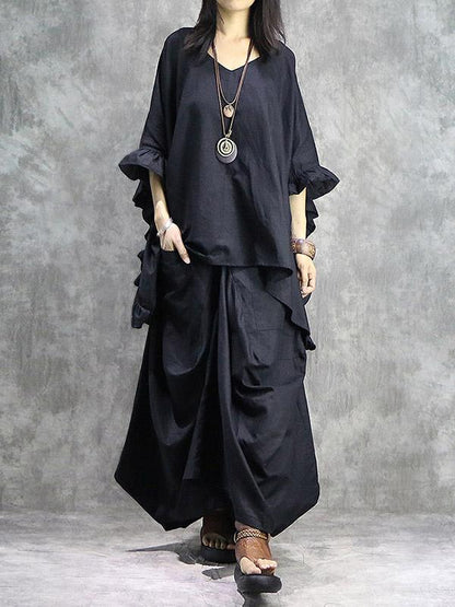 Casual Irregular Buds Skirt