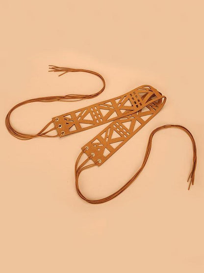 Chic Hollowed Plait Belt Accessories