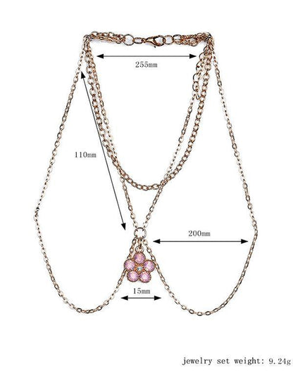 Bohemia Flower Arm Chain Accessories