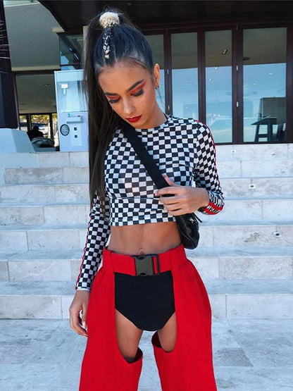Casual Wide Leg Split Athletic Pant