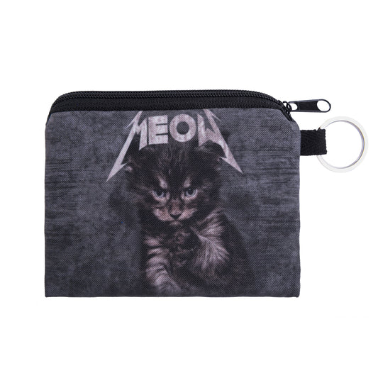 Printed change bag multi-function key card bag