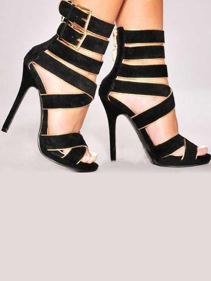 Black Bandge High Heels