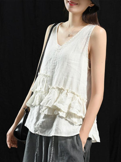 Retro Stringy Selvedge Vest