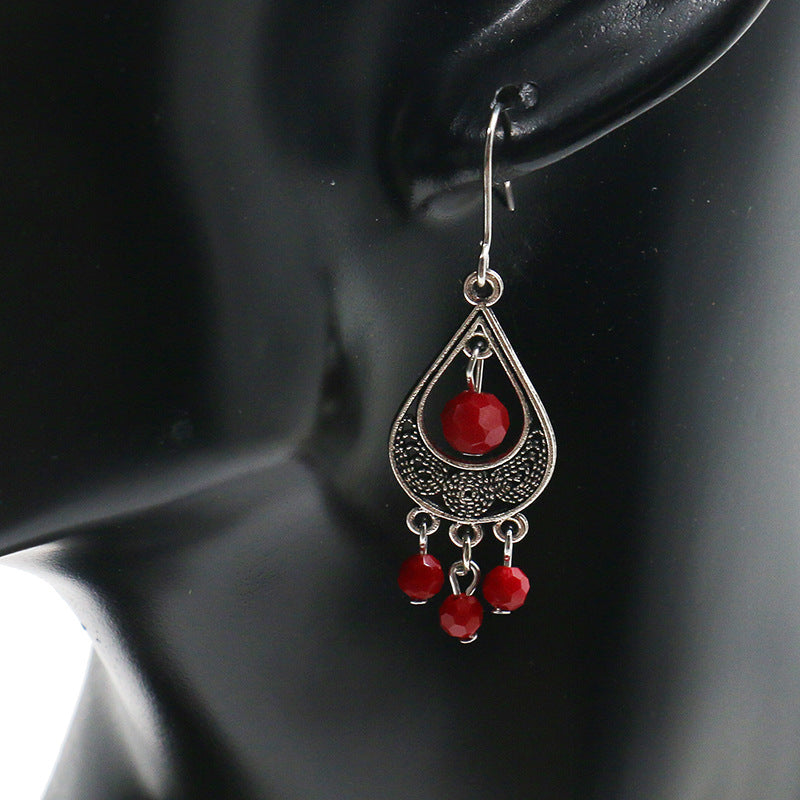 Tassel Crystal Earrings Tassel Pendant