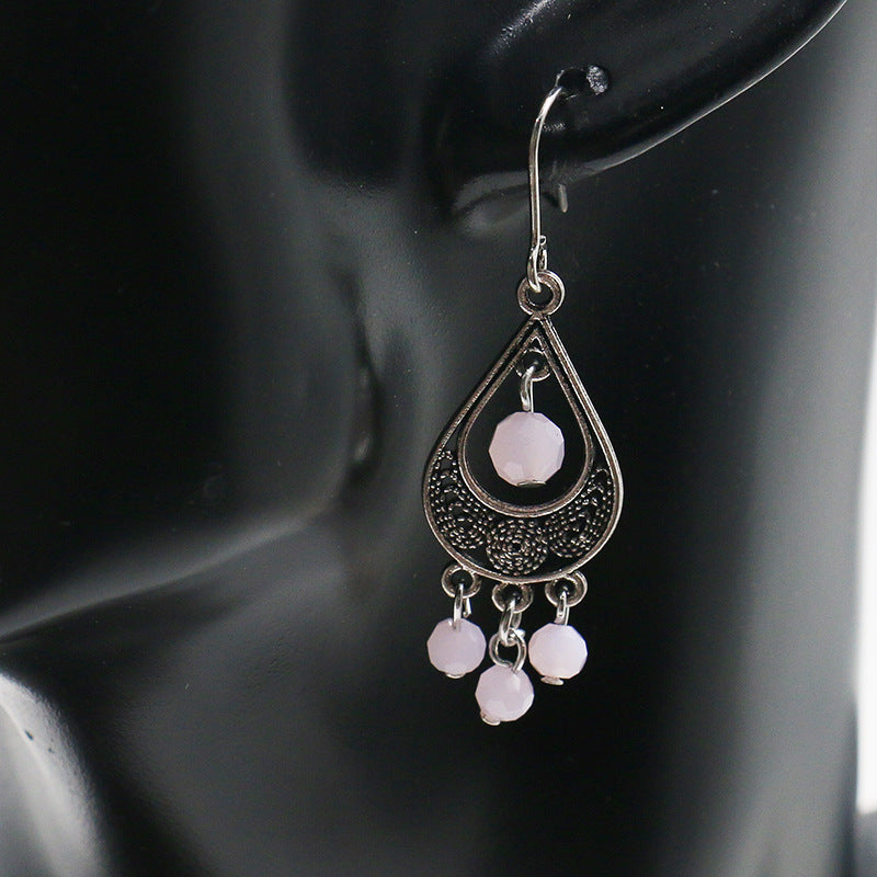 Tassel Crystal Earrings Tassel Pendant