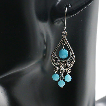Tassel Crystal Earrings Tassel Pendant