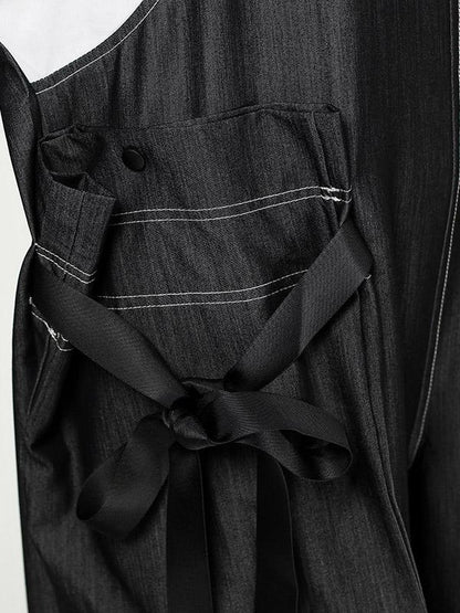 Original Denim Split-joint Jumpsuits