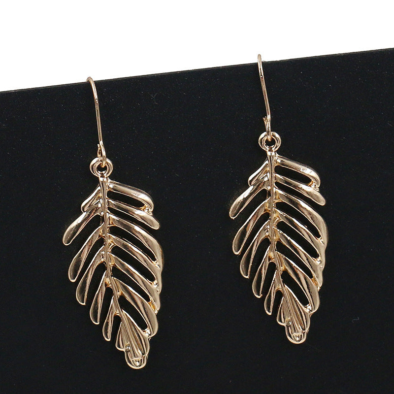 Simple Leaf Earrings