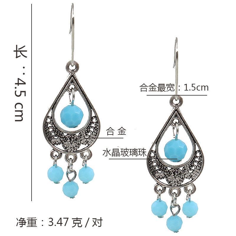 Tassel Crystal Earrings Tassel Pendant