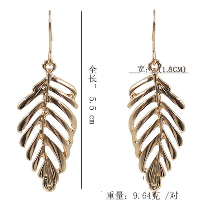 Simple Leaf Earrings