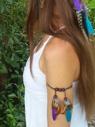Bohemia Feather Arm Chain Accessories