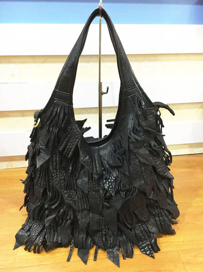 Leather women's bag leather bag shoulder Messenger bag color women's bag