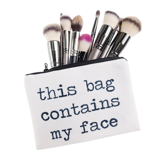 Fashion trend letter makeup bag