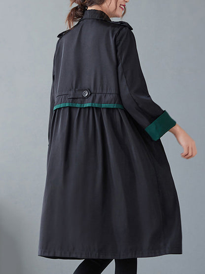 Urban Buttoned Split-Joint Trench Coat Outerwear
