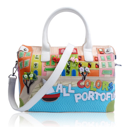 fashion Exquisite embroidery handbags shoulder package