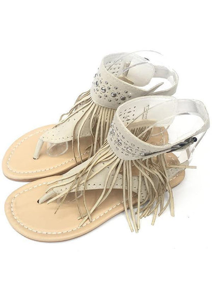 Tassels Flat Sandals Shoes