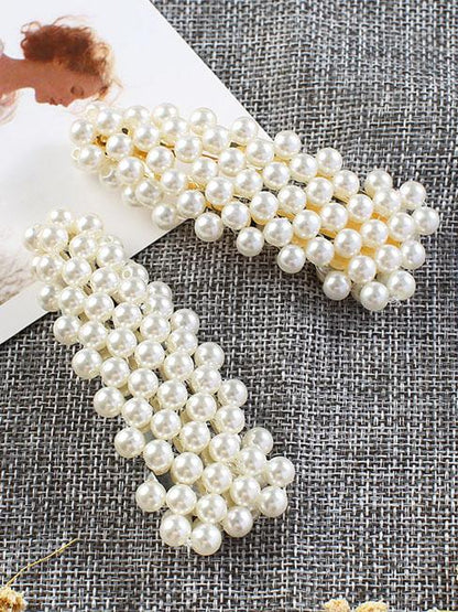Faux Pearl Hair Clip