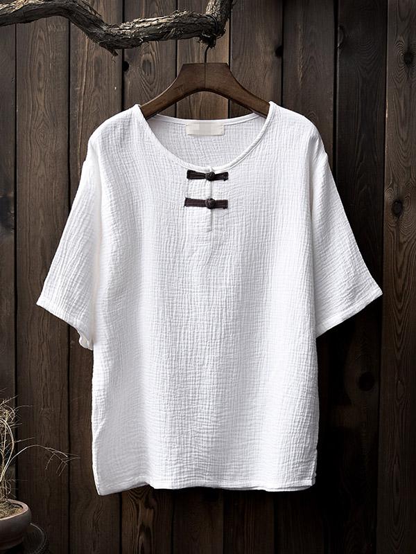 Cotton Linen Forg T-Shirt
