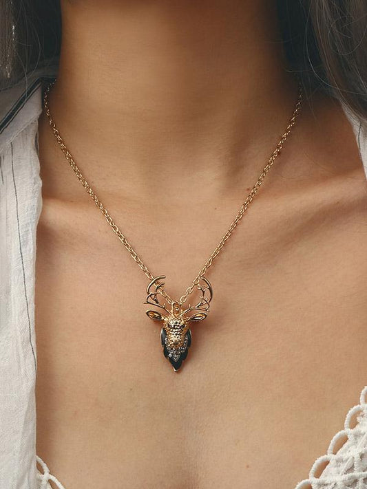 Vintage Bohemia Elk Necklaces Accessories