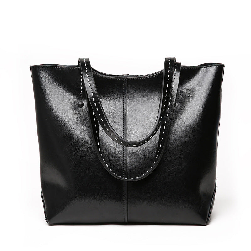 Women's bag leather handbag trend women's bag stiletto bag