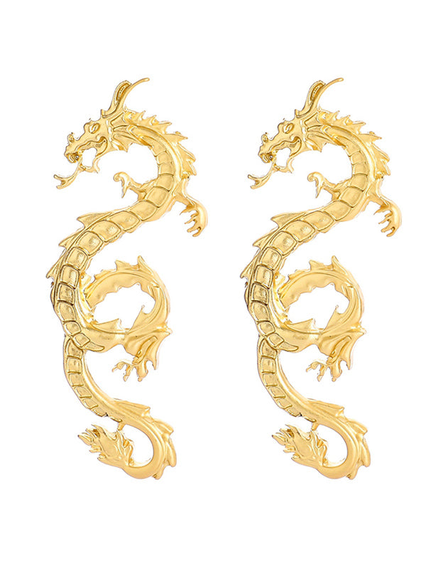 Original Dragon Sculpture Earrings