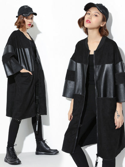 Causal Pu Split-joint Outwear