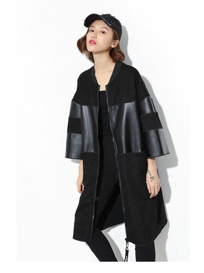 Causal Pu Split-joint Outwear