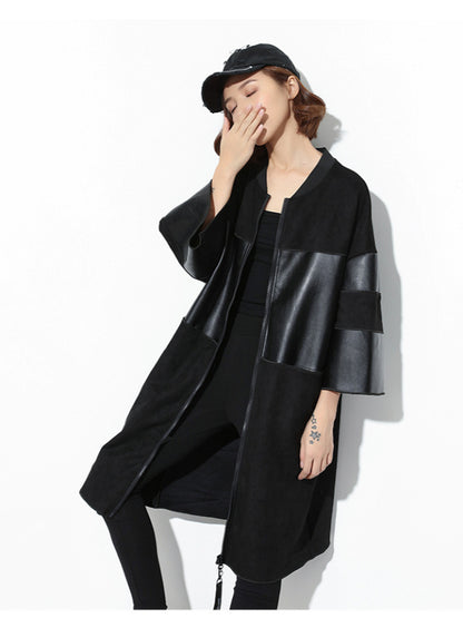 Causal Pu Split-joint Outwear