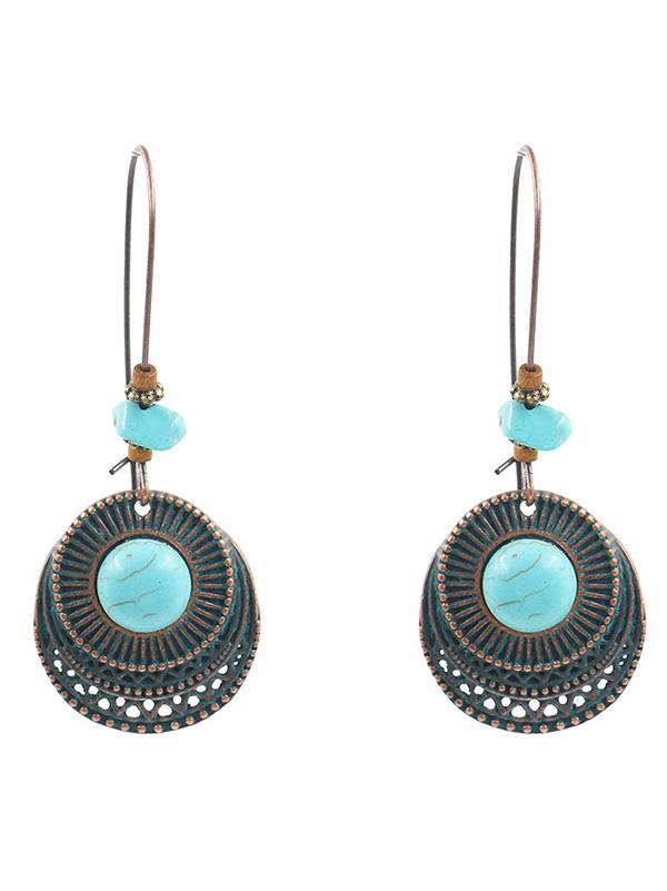 Vintage Fashion Bohemia Hollow Earrings