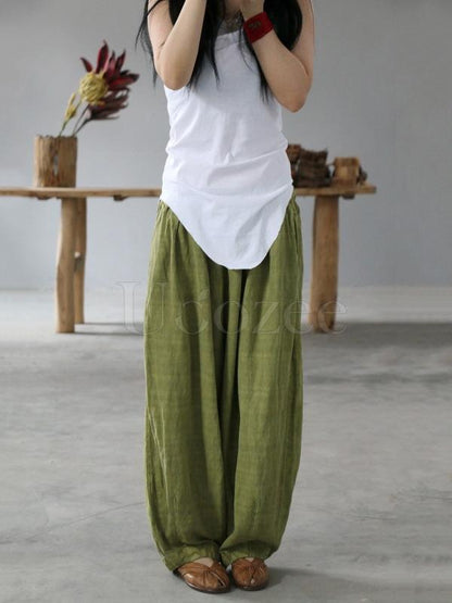 Super Loose Linen Bloomers