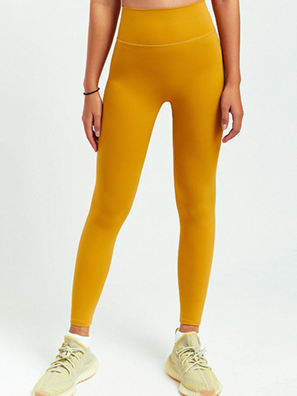8 Colors High Waisted Solid Color Yoga Leggings