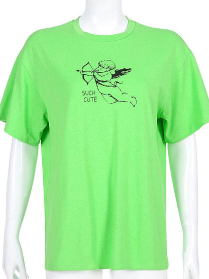 Angel Graphic Short Sleeve Tees