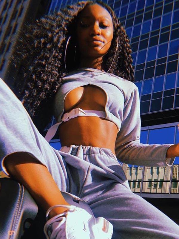 Sexy Long Sleeves Sweat Shirts