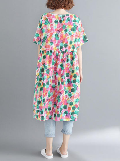 Loose Colorful Long T-shirt