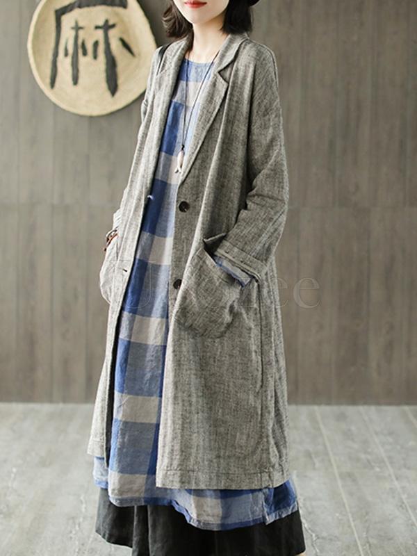 Retro Linen Outwear