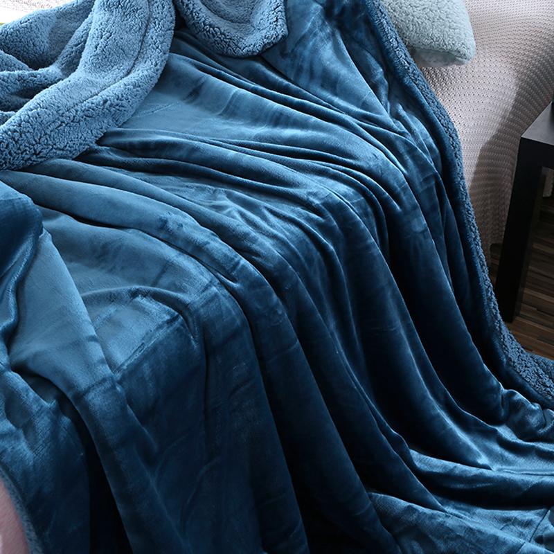 Berber Fleece Soft Warm Winter Pillow Blanket